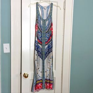 Jealous Tomato tribal pattern sleeveless maxi dress S